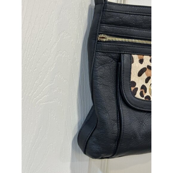 Emma Fox Black Leather Crossbody - Picture 8 of 10